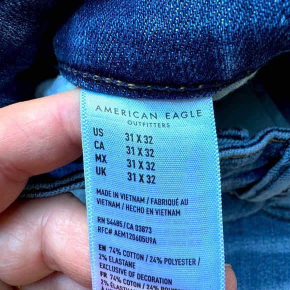 American Eagle, Next Level Airflex, Jeans, Size 31 x 32 - Picture 4 of 4